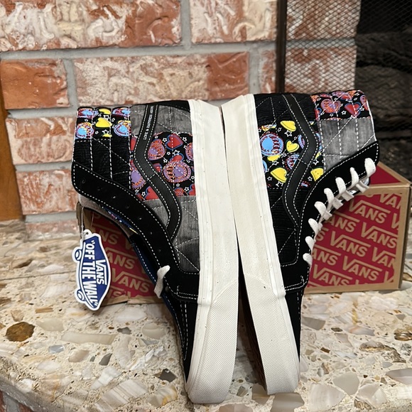 VANS SK8-HI 38 DX PW 'POSITIVITY PATCHWORK/BLACK' men’s size 9.5 - Picture 8 of 13